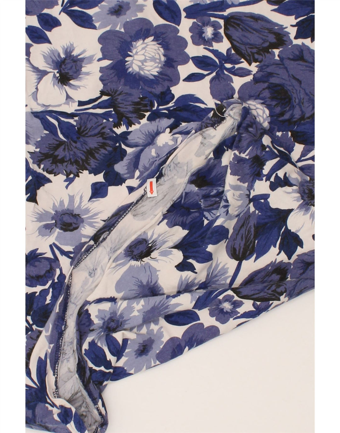VINTAGE Womens Sundress IT 44 Medium Blue Floral Vintage Vintage and Second-Hand Vintage from Messina Hembry 