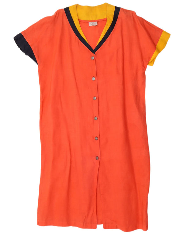 Γυναικείο φόρεμα Rimmel Relaxed Fit Kaftan UK 20 2XL Πορτοκαλί λινό χρώματος