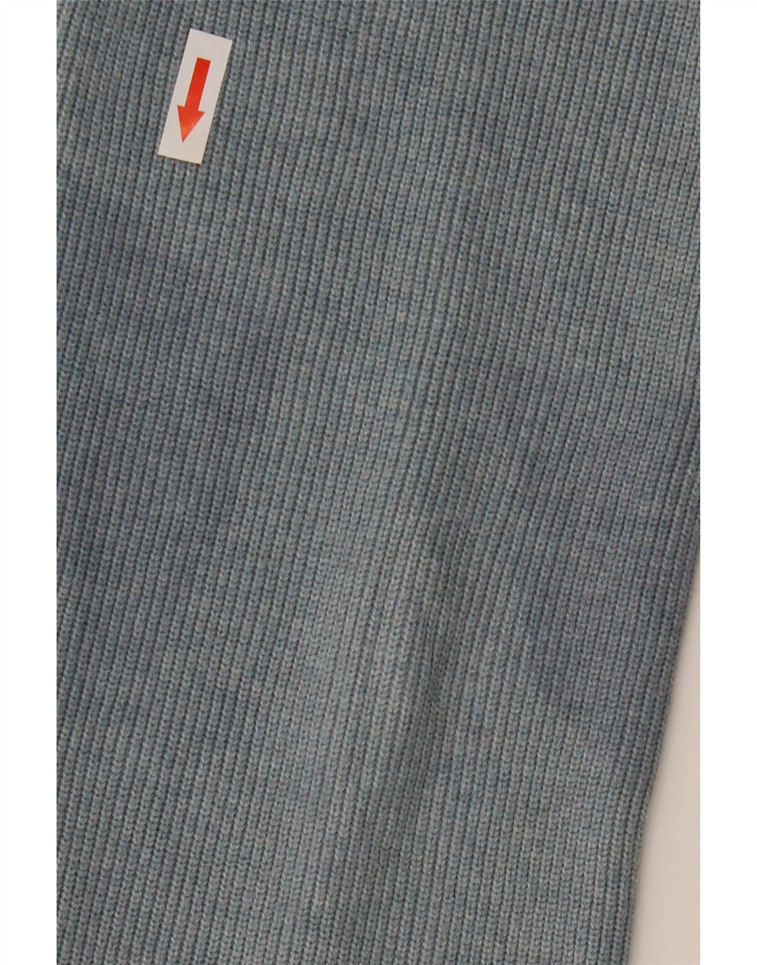 Marks & Spencer Herren-Pullover mit Reißverschluss am Hals, groß, aus blauem Polyester
