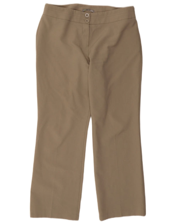 Marks & Spencer Pantalones Chinos Rectos para Mujer UK 40 Large W34 L30 Beige