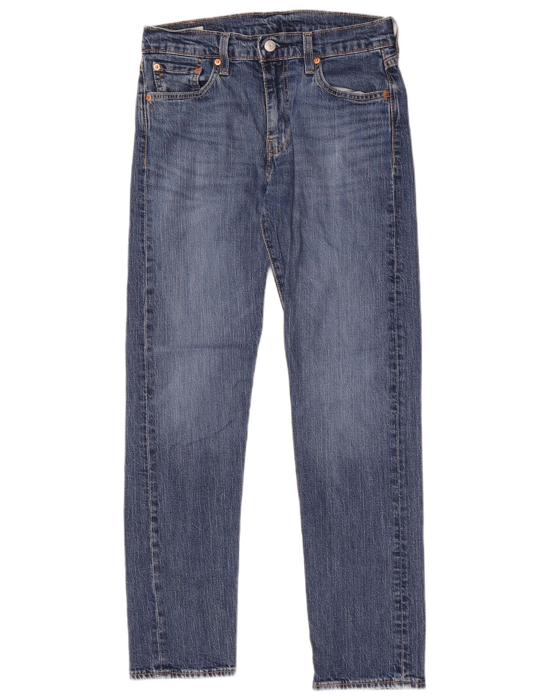Мужские зауженные джинсы Levi's W30 L32 синие, хлопок