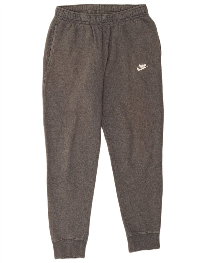 Nike Mens Tracksuit Trousers Joggers Medium Grey Flecked Cotton
