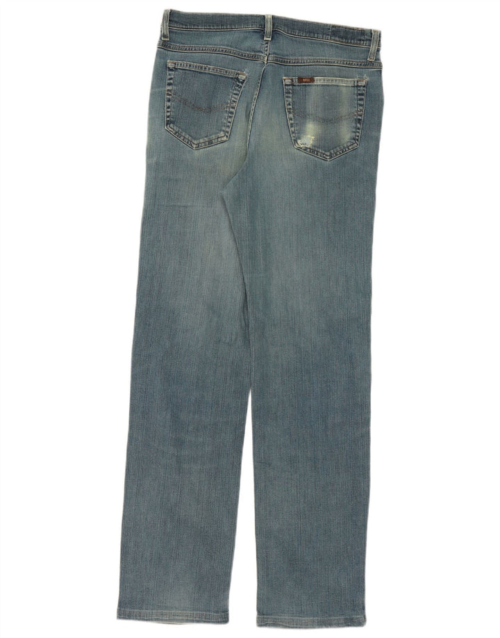 Rifle Womens Straight Jeans W32 L32 Blue