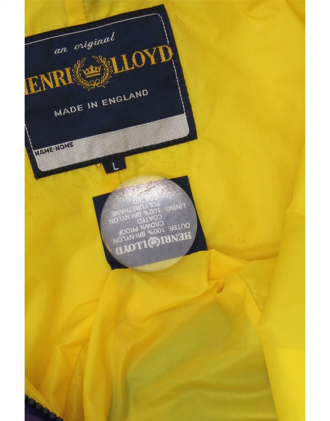 Henri Lloyd Womens Rain Jacket UK 40 Large Multicoloured Colourblock