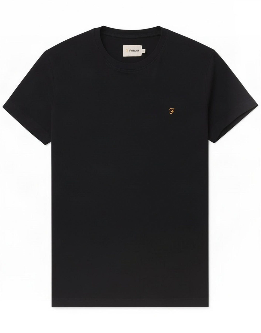 Farah Mens T-Shirt Top Medium Navy Blue Cotton
