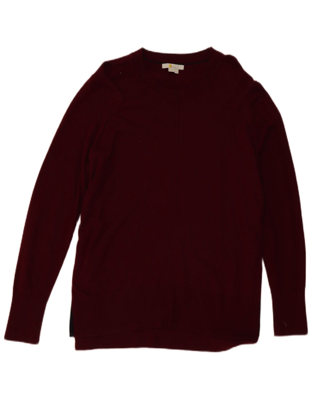 Boden Mens Boat Neck Jumper Sweater Large Burgundy Wool