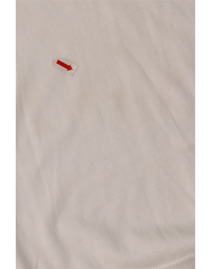Tommy Hilfiger Womens Graphic T-Shirt Top UK 14 Medium White