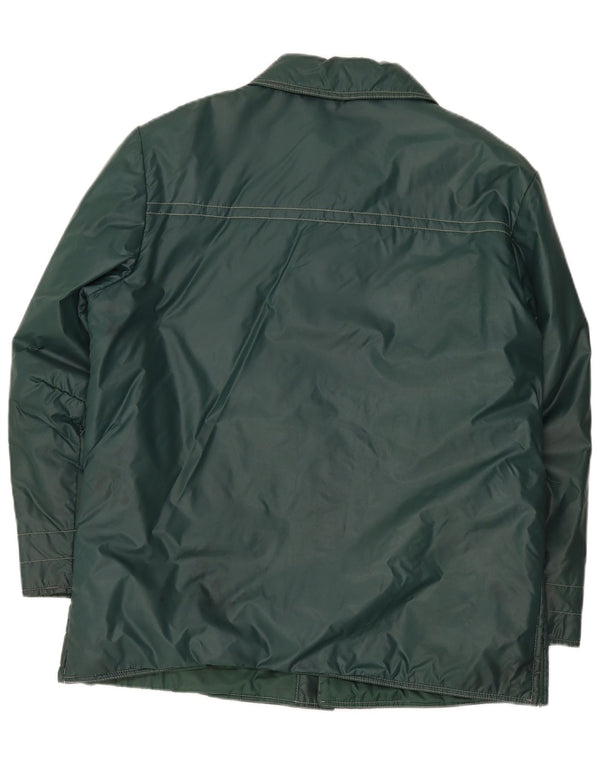 Herren-Utility-Jacke UK 40 Large aus grünem Nylon