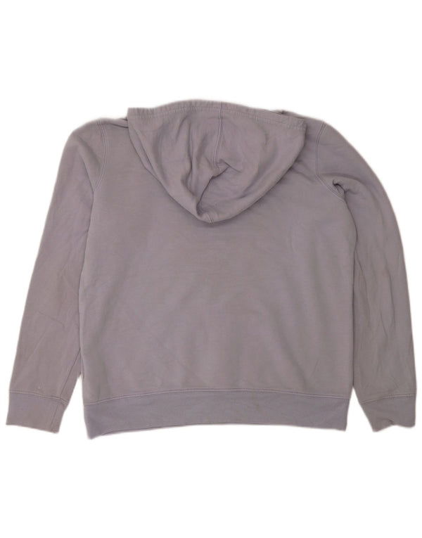 Gap Felpa con cappuccio grafica da donna UK 14 Cotone viola medio