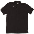 KAPPA Mens Polo Shirt 2XL Black Cotton Vintage Kappa and Second-Hand Kappa from Messina Hembry 