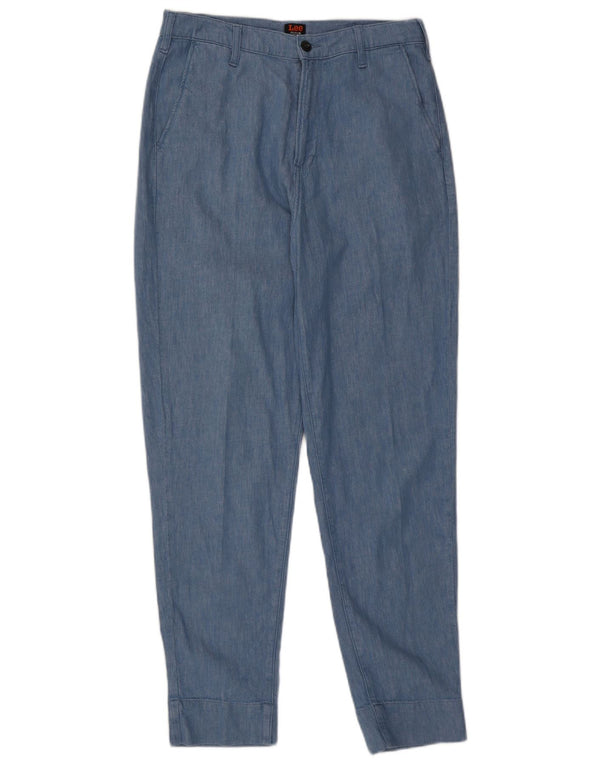 Lee Mens Tapered Chino Trousers W32 L29 Blue Cotton