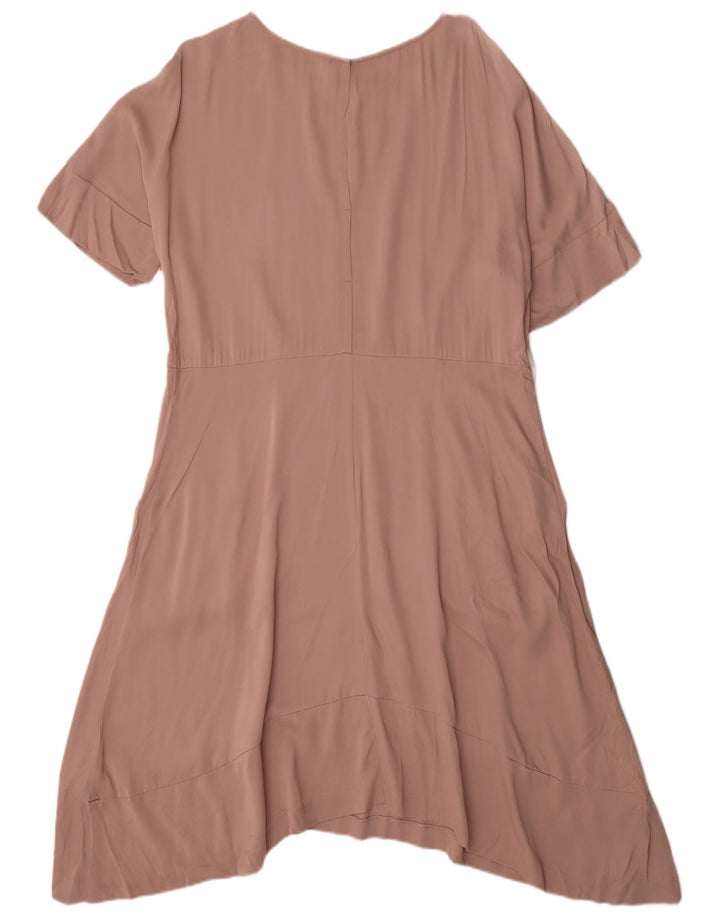 Abito asimmetrico da donna REISS UK 12 Viscosa rosa medio