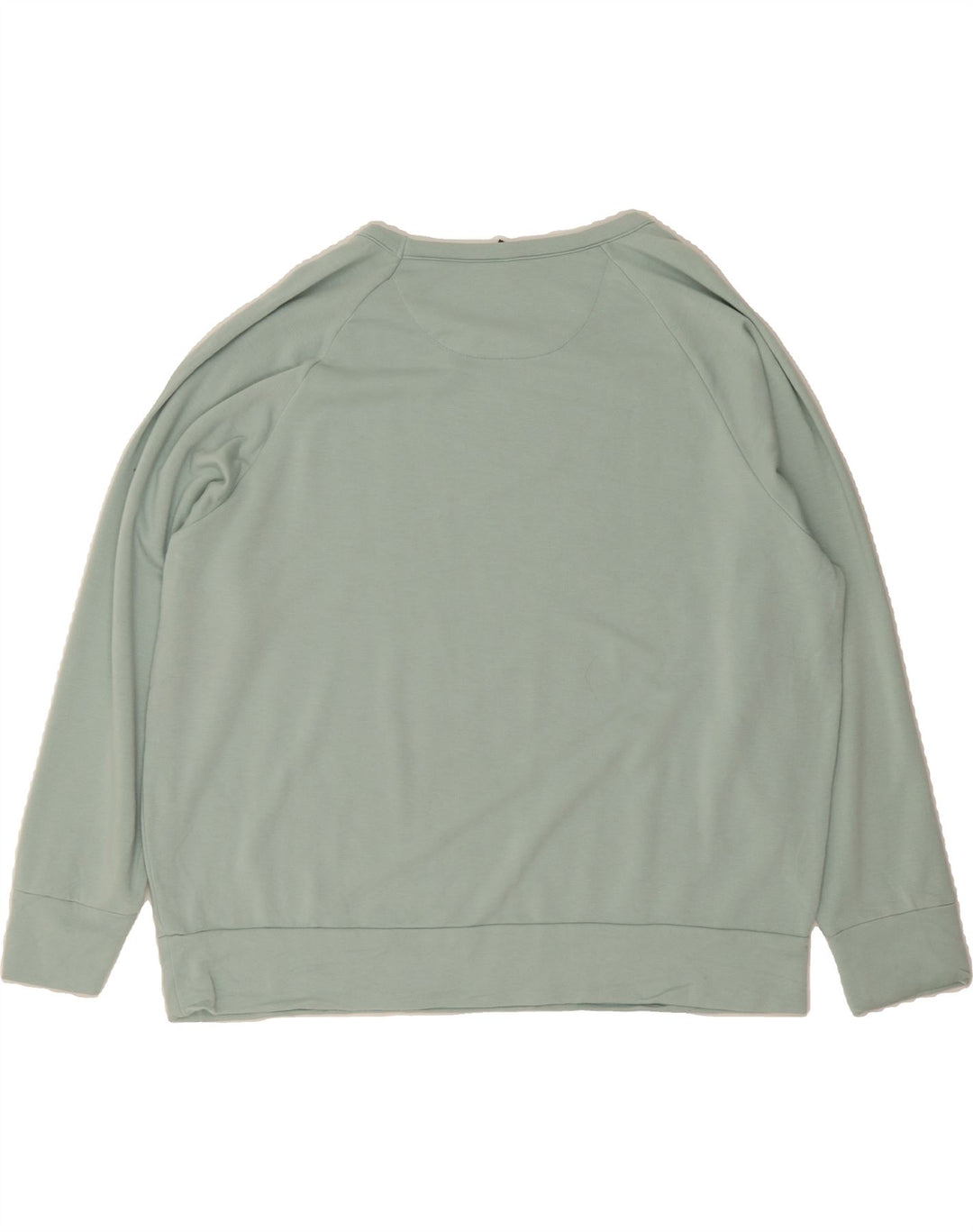 EDDIE BAUER Womens Oversized Sweatshirt Jumper UK 20 2XL Turquoise Vintage Eddie Bauer and Second-Hand Eddie Bauer from Messina Hembry 