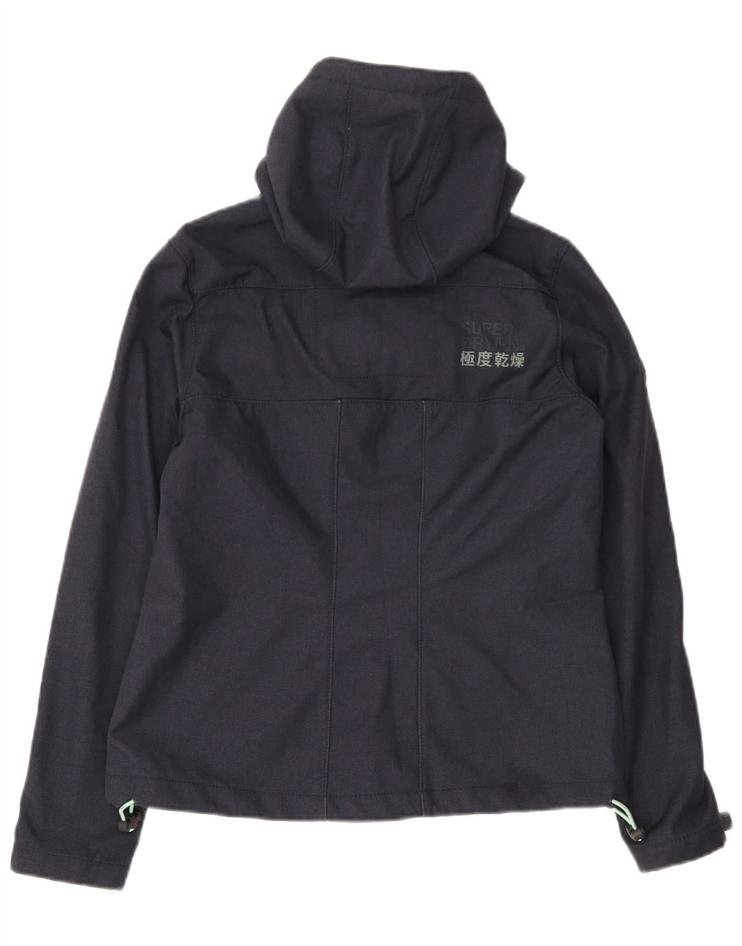 Giacca a vento con cappuccio Windtrekker da uomo Superdry UK 38 medio blu navy