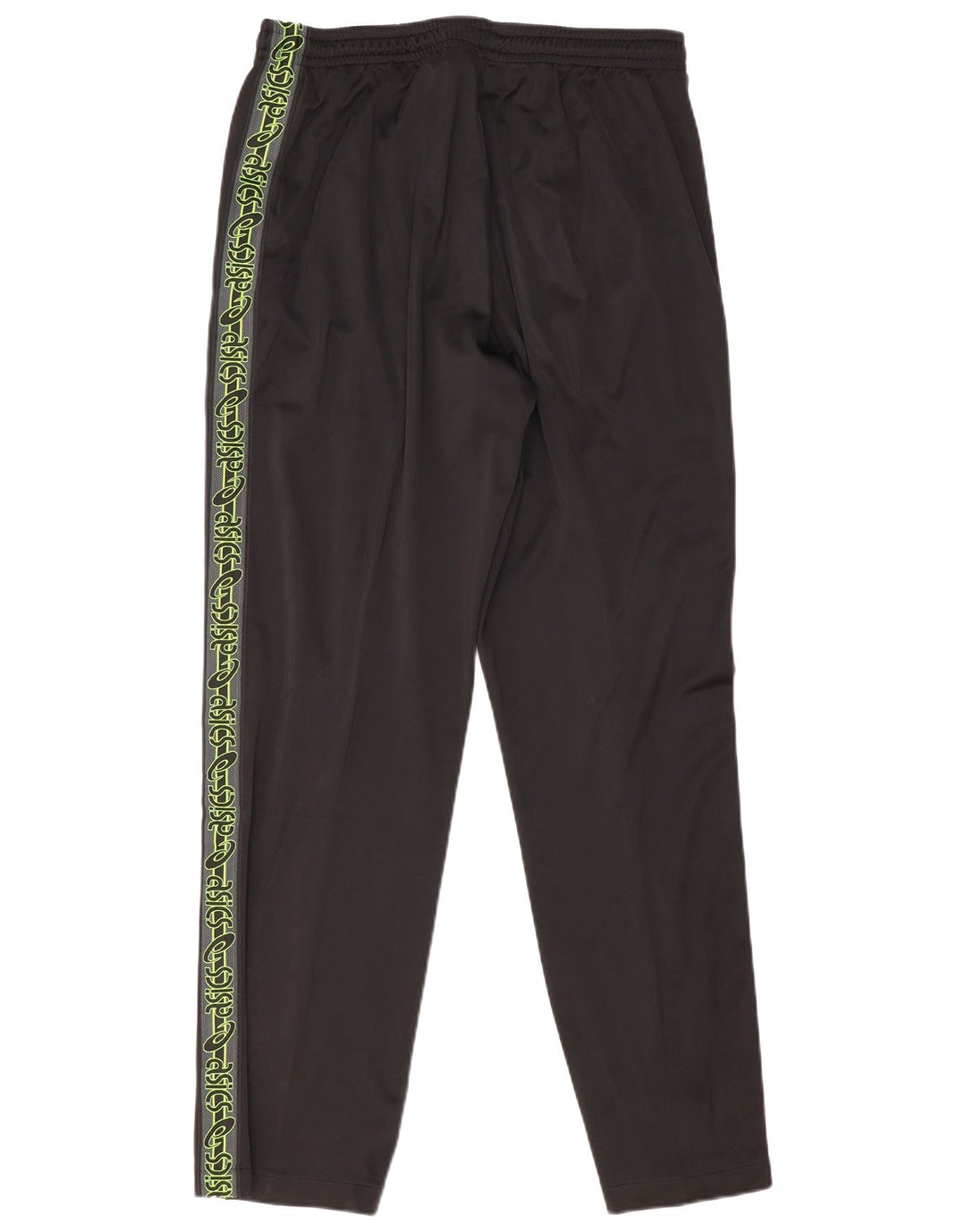 Asics Hombre Pantalones De Chándal Gráfico Mediano Negro