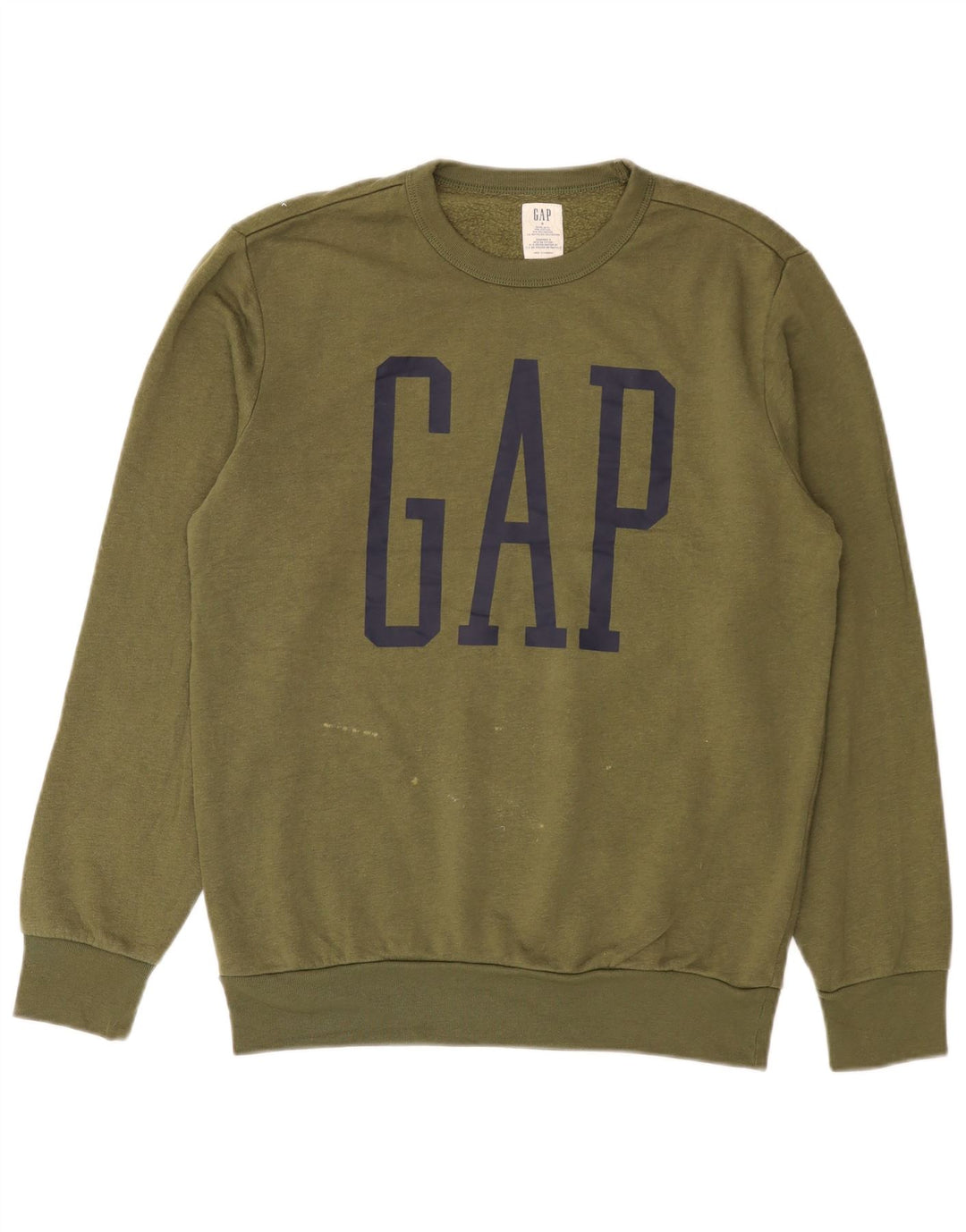 Gap Herren-Sweatshirt mit Grafik, Größe S, Khaki, Baumwolle