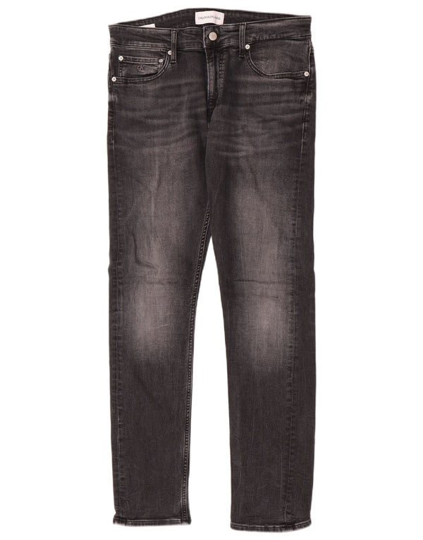 Calvin Klein Mens Slim Jeans W32 L32 Grey Cotton