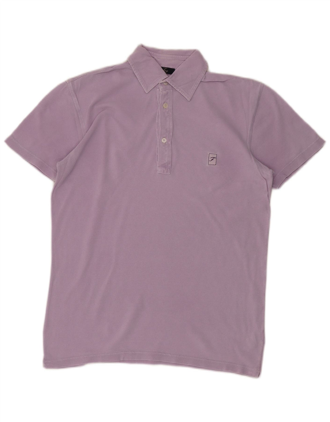 Fay Herren-Poloshirt IT 48 aus mittelvioletter Baumwolle