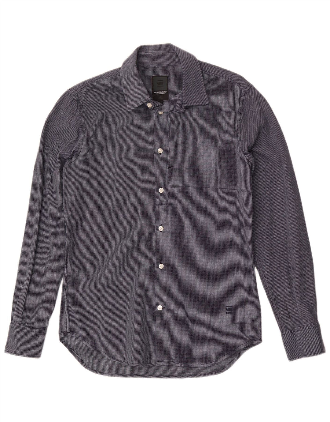 G-Star Chemise Homme Bleu Marine Moyen Géométrique Coton