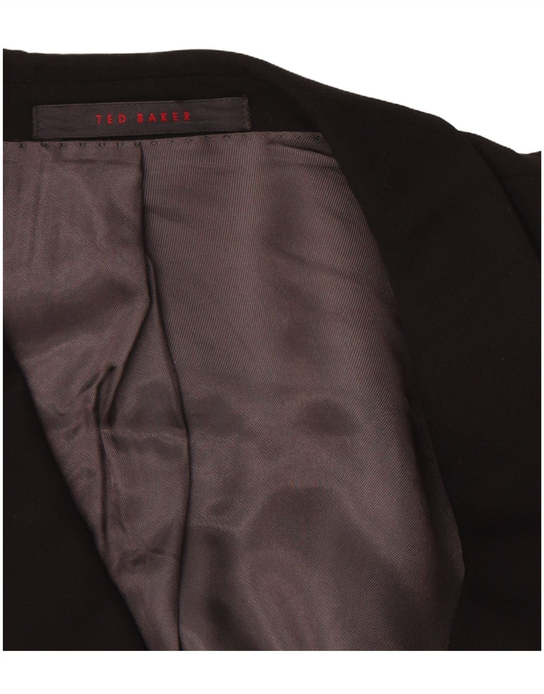Ted Baker Herre 3-knaps blazerjakke US 42 XL Black New Wool