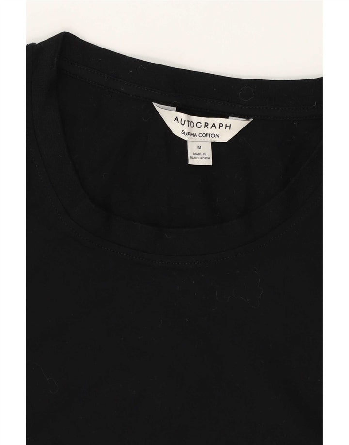 Marks & Spencer Herre Autograph Vest Top Medium Sort Bomuld