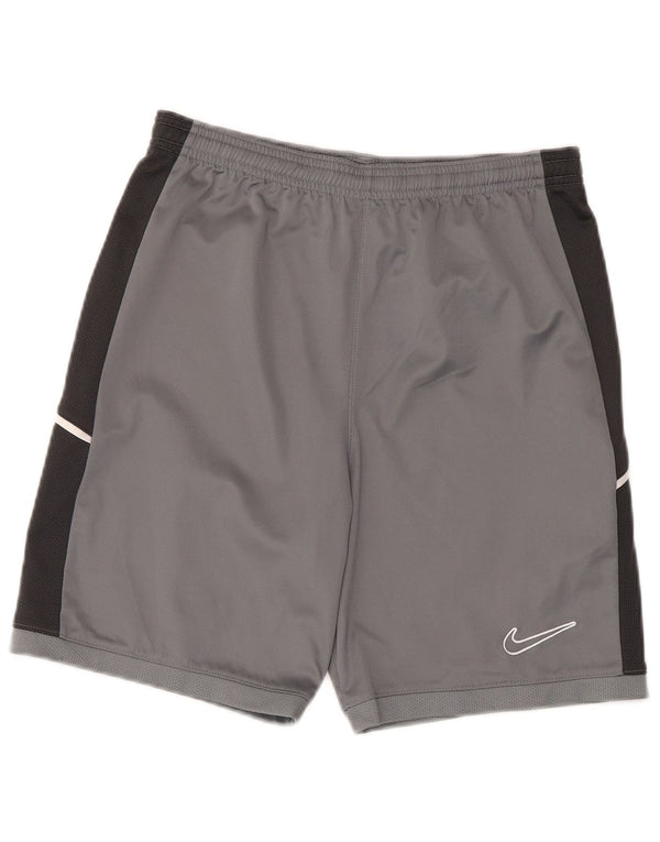 Αθλητικό σορτς Nike Boys Dri Fit 13-14 ετών XL γκρι χρώμα
