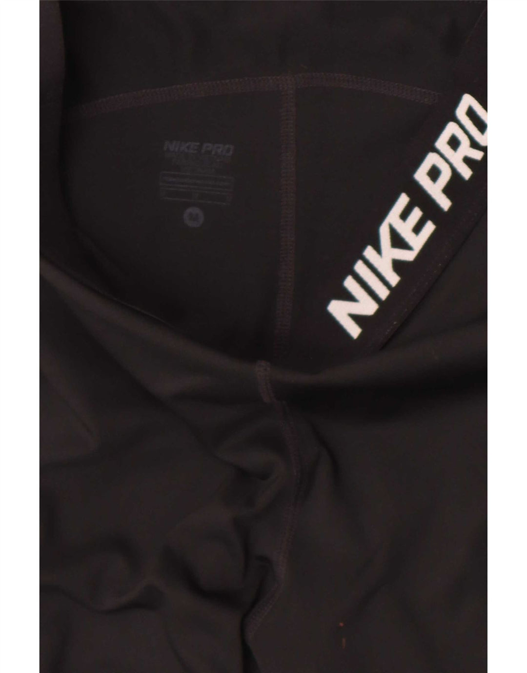 Nike Womens Dri Fit Graphic Capri Leggings UK 12 Medium Black