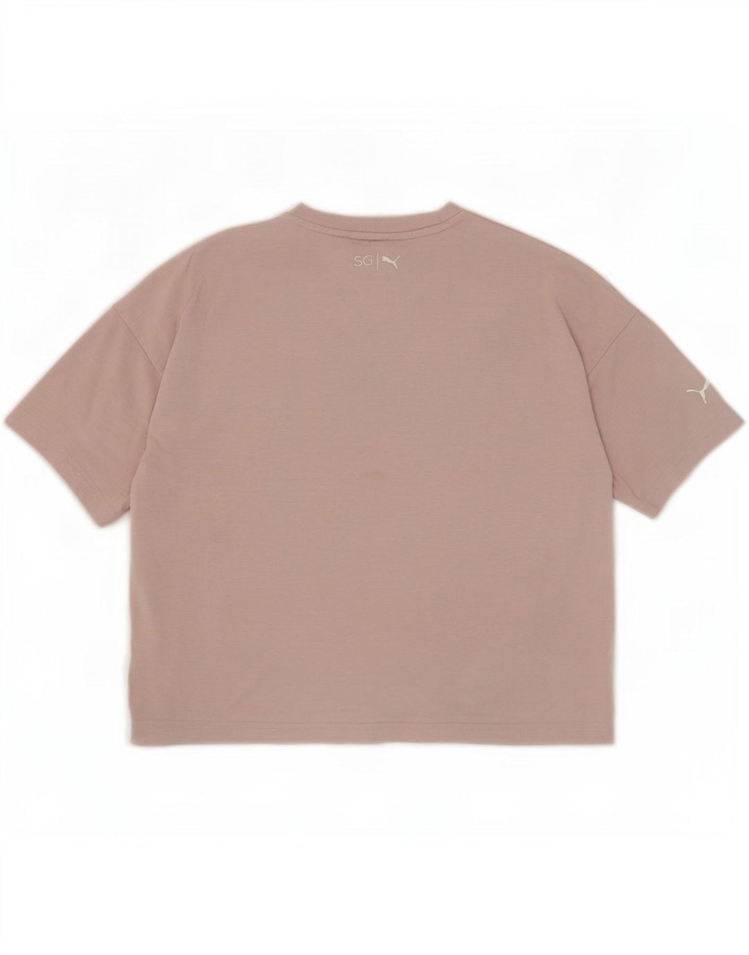 Puma Damen Selena Übergroßes Grafik-T-Shirt-Oberteil UK 12 Mittelgrau