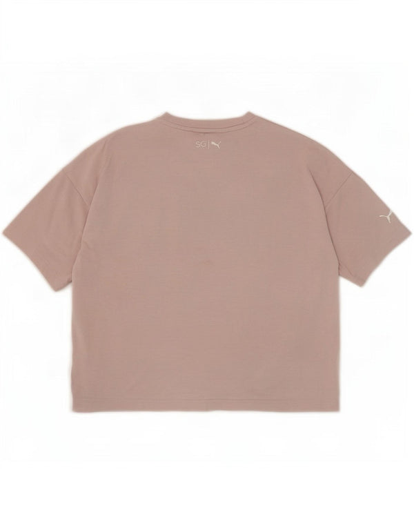 T-shirt grafica oversize Puma Selena da donna UK 12 Grigio medio