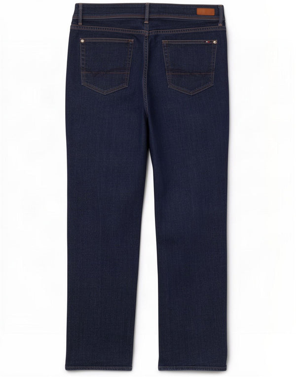 Tommy Hilfiger Женские прямые джинсы классического кроя Paris W32 L30 Темно-синий