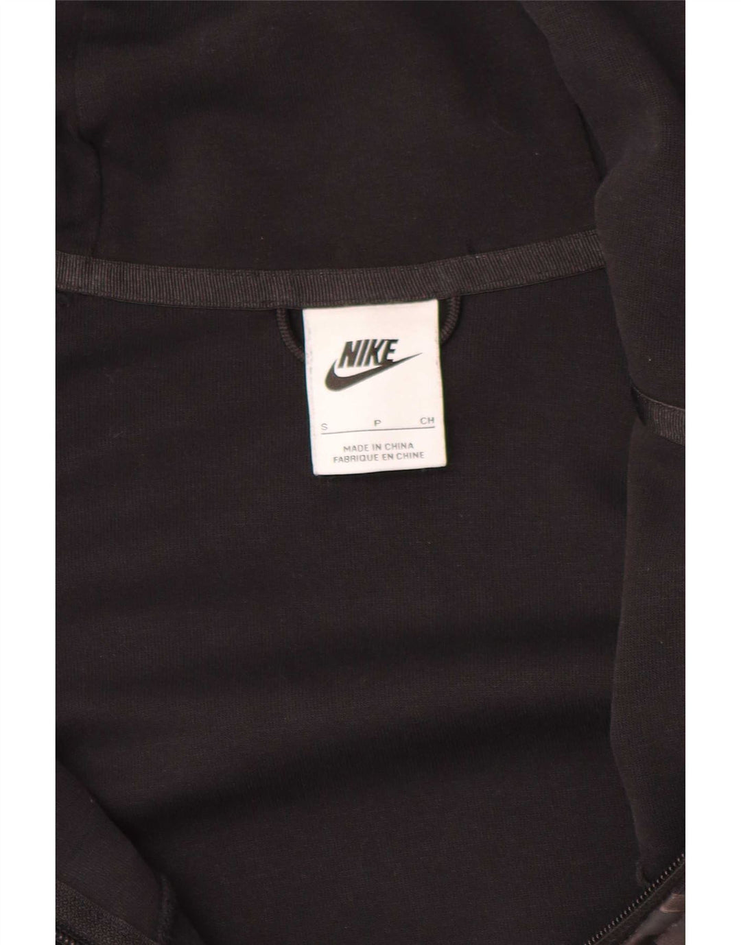 Nike Womens Oversized Zip Hoodie Sweater UK 10 Small Black