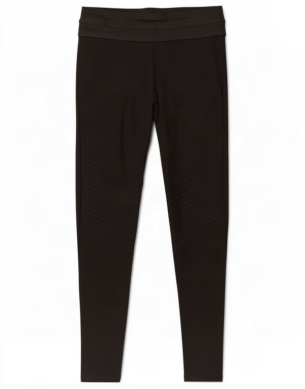 Zara Womens Leggings UK 8 Small Black Viscose