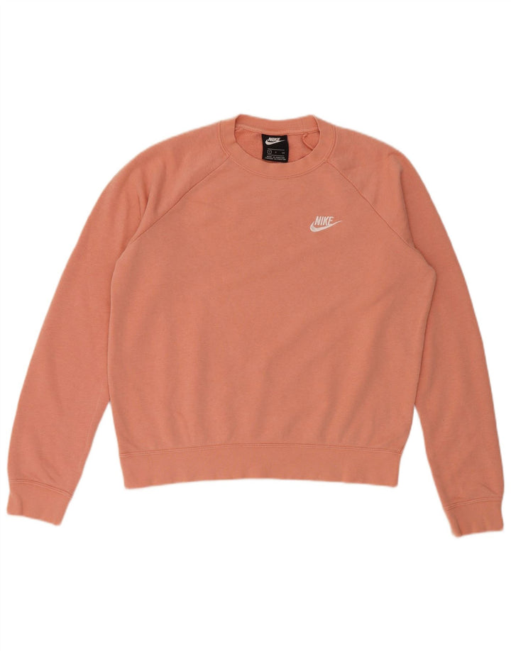 Felpa oversize da donna Nike Jumper UK 10 Small Pink Cotton