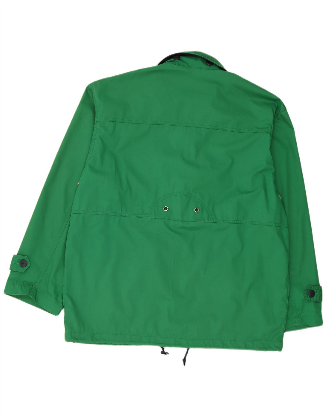 Vintage Mens Yachting Loose Fit Utility Jacket UK 38 Medium Green Polyester