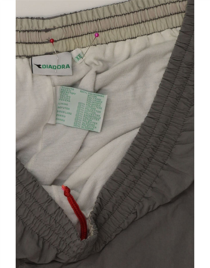 DIADORA Træningsdragt bukser til mænd 2XL Grå polyester