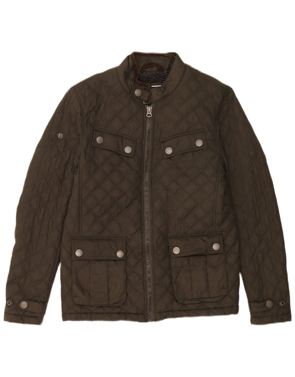 Ανδρικό καπιτονέ μπουφάν Superdry UK 38 Medium Khaki Polyester