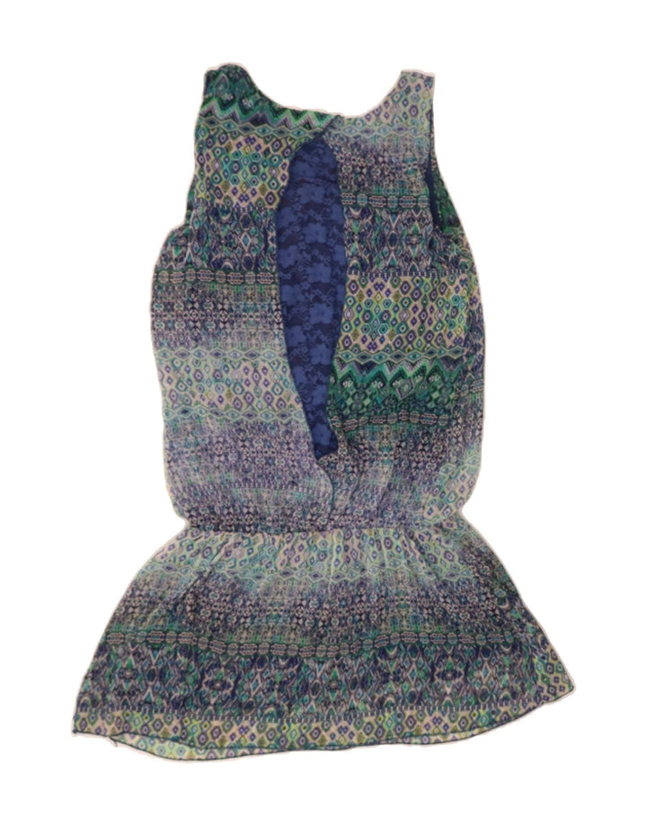 NUNA LIE Womens A-Line Dress UK 10 Small Multicoloured Argyle/Diamond Vintage Nuna Lie and Second-Hand Nuna Lie from Messina Hembry 