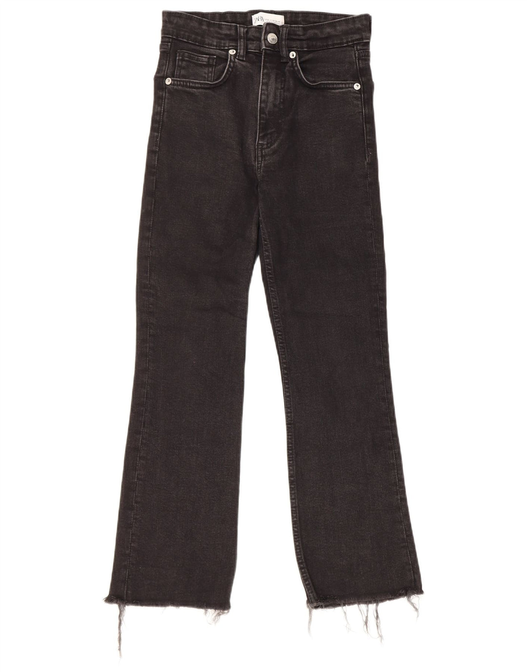 Zara Womens Bootcut Jeans EU 36 XS W26 L25 Black