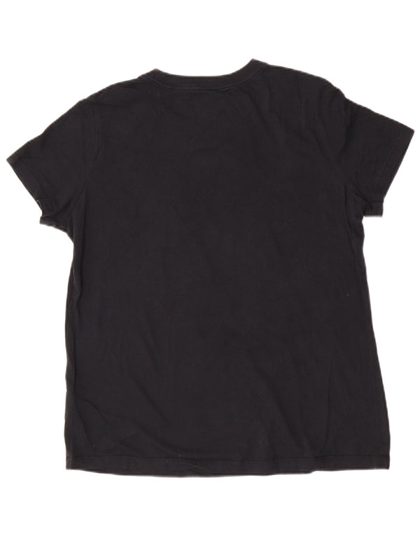 Nike Camiseta gráfica para mujer Top UK 46 Grande Algodón negro