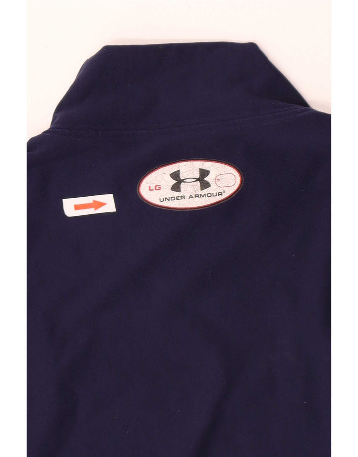 Maglia a maniche lunghe da donna Under Armour UK 14 Large in nylon blu navy