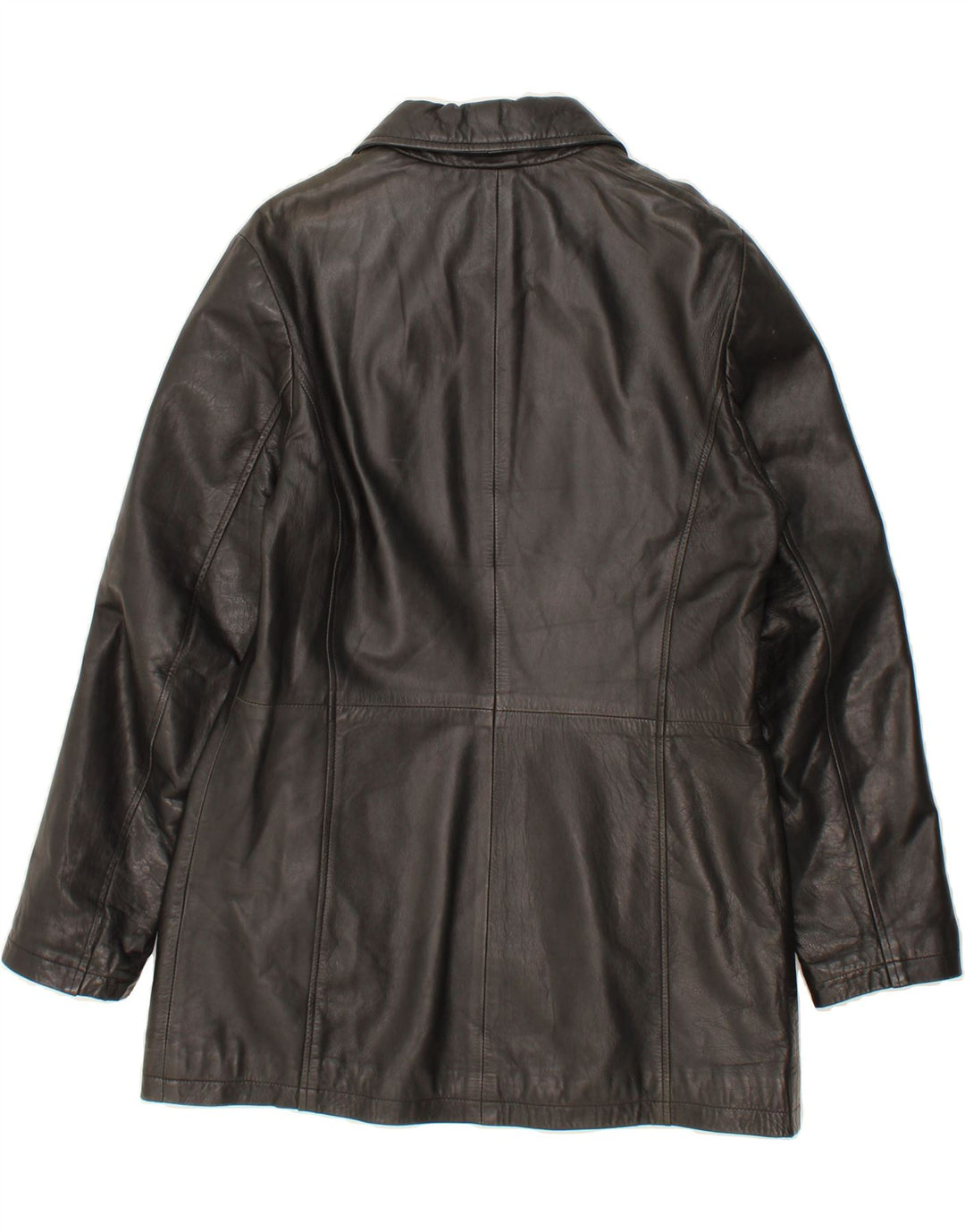 DESI Womens Leather Jacket UK 14 Medium Black Vintage Desi and Second-Hand Desi from Messina Hembry 