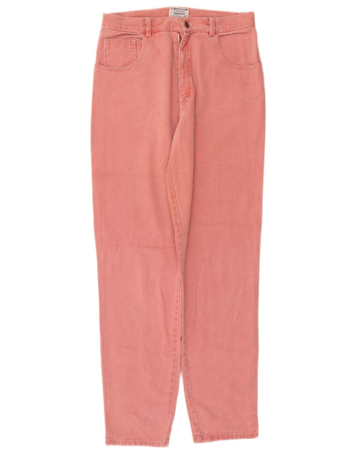 Vintage Womens Tapered Jeans Large W32 L29 Pink