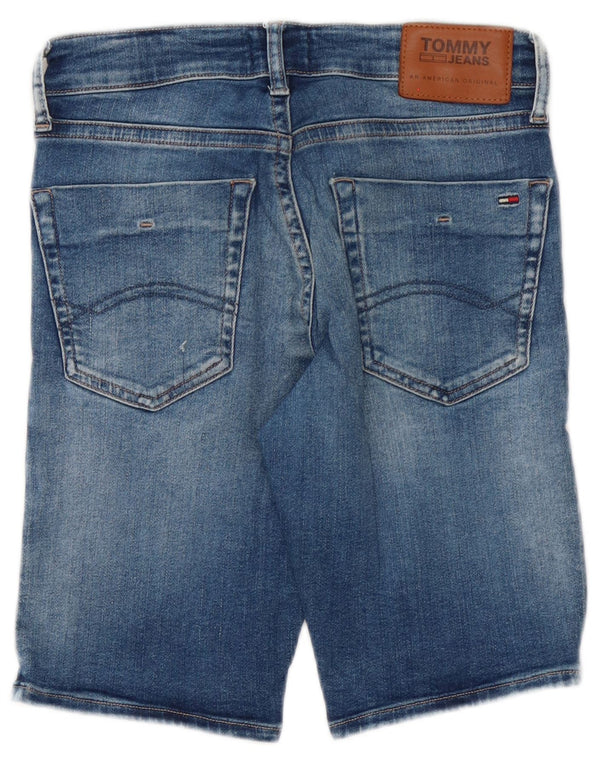 Tommy Hilfiger Mens Scanton Slim Denim Shorts W29 Small Blue Cotton