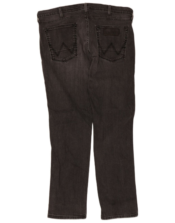 Wrangler Mens Slim Jeans W38 L32 szürke pamut
