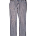 Levi's Herre 511 Distressed Slim Jeans W30 L34 Blå Bomuld