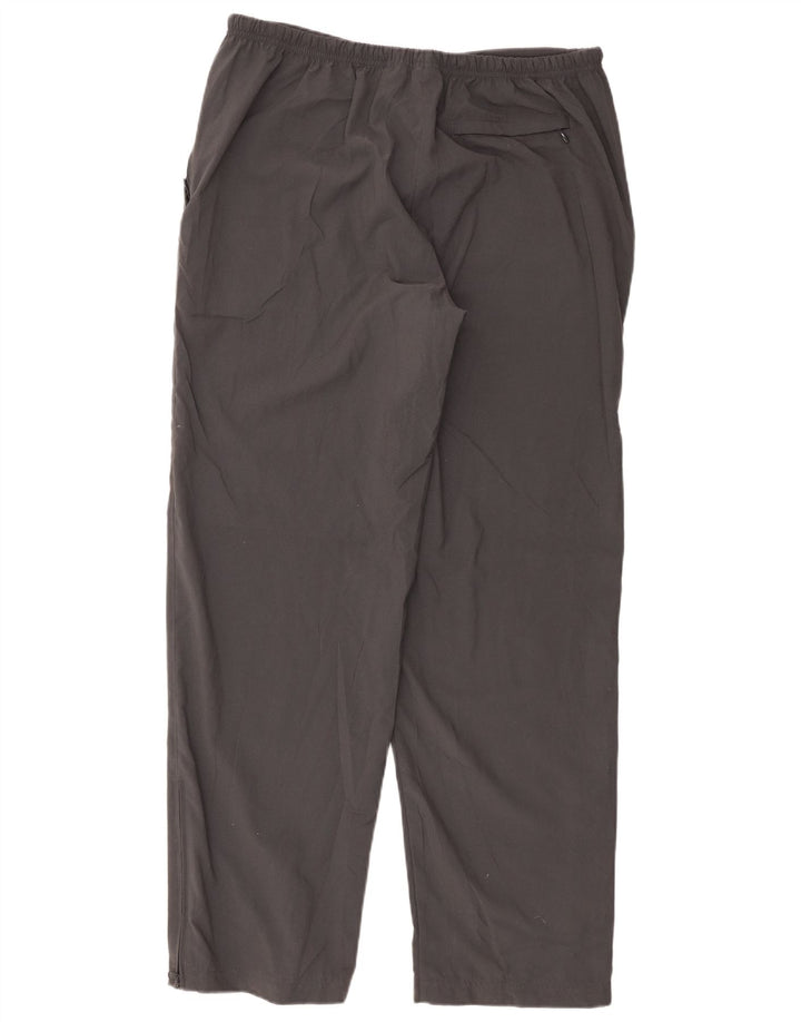 Nike Womens Tracksuit Trousers UK 16/18 XL Grey Polyester