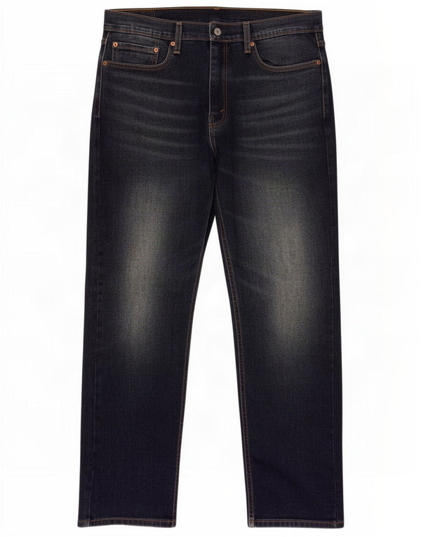 Мужские зауженные джинсы Levi's 502 W36 L32 Темно-синие, хлопок