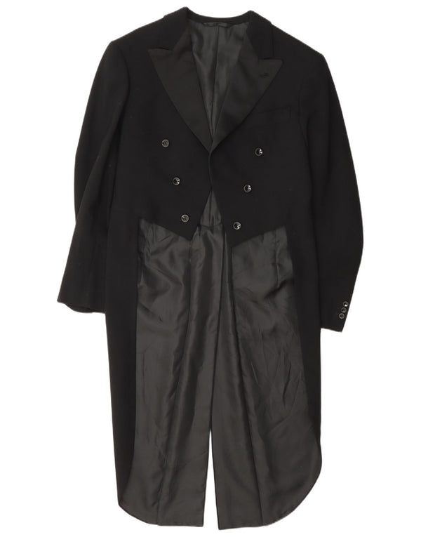 Jaqueta Blazer Masculina Vintage UK 36 Pequena Preta