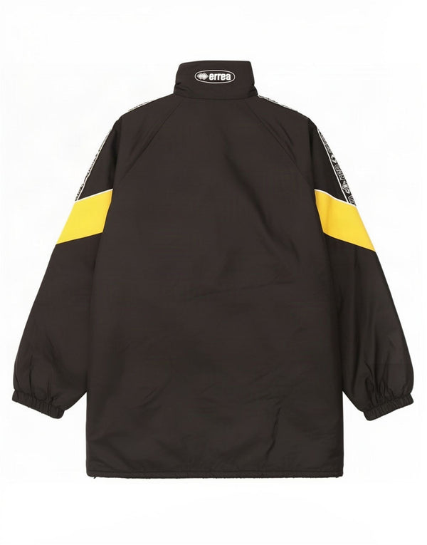 Errea Mens Graphic Oversized Padded Coat UK 40 Large Black Colourblock