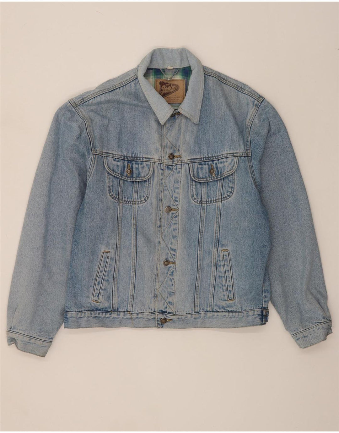 JEP'S Mens Denim Jacket UK 42 XL Blue Cotton Vintage Jep's and Second-Hand Jep's from Messina Hembry 